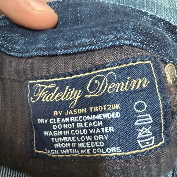 Fidelity Dark Blue Skinny Jeans - Picture 2 of 5
